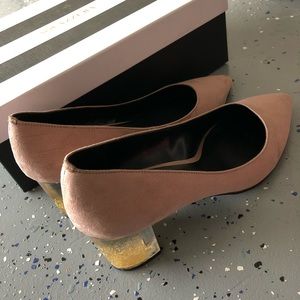 Charles & Keith Designer Wedge Pump Heels